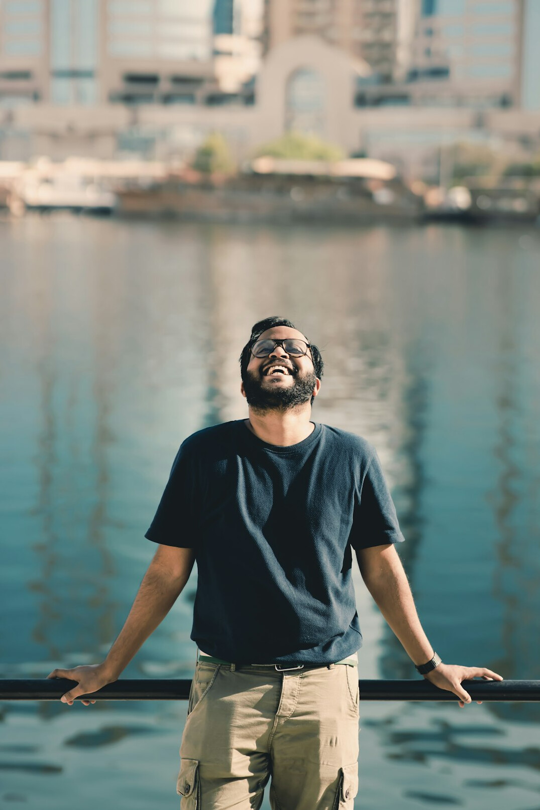 Portrait of a smiling man in his forties
